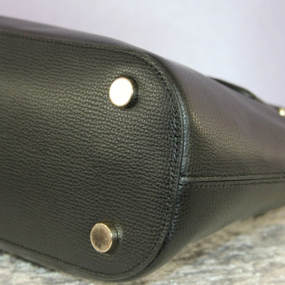 Kate Spade New York Small Dome Satchel Crossbody – Black Pebbled Leather - Picture 15 of 15